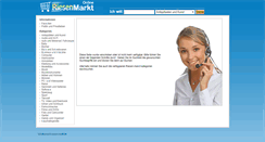 Desktop Screenshot of elektronik-und-steuerung.riesen-markt.de