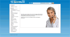 Desktop Screenshot of komplettsaunen.riesen-markt.de